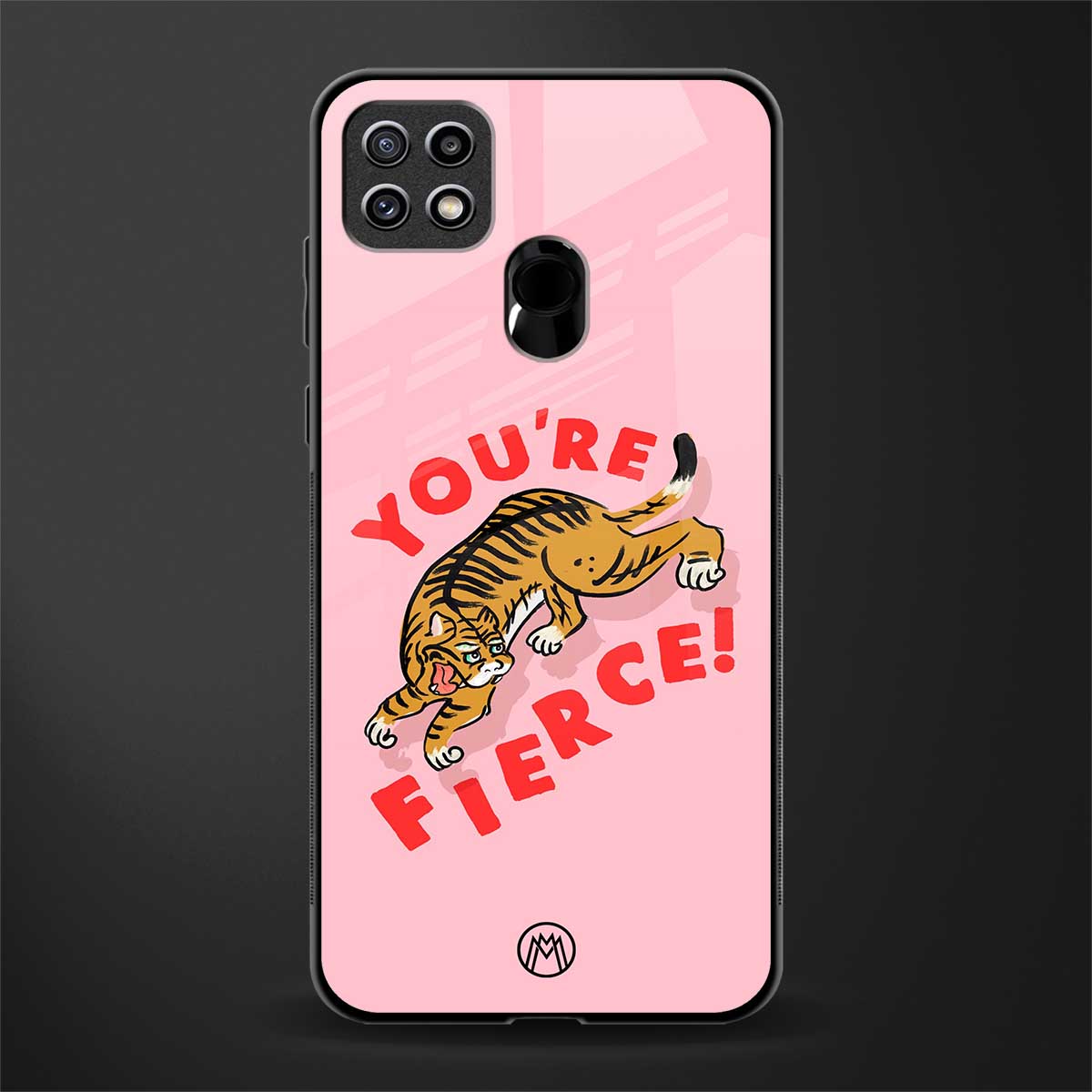 you're fierce glass case for oppo a15s image