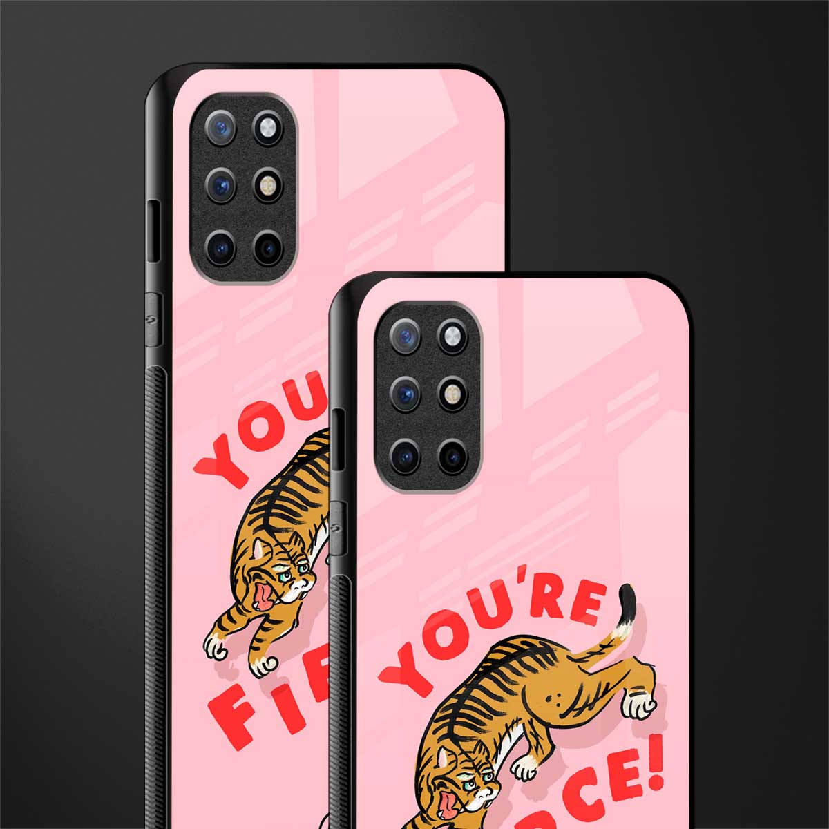 you're fierce glass case for oneplus 8t image-2