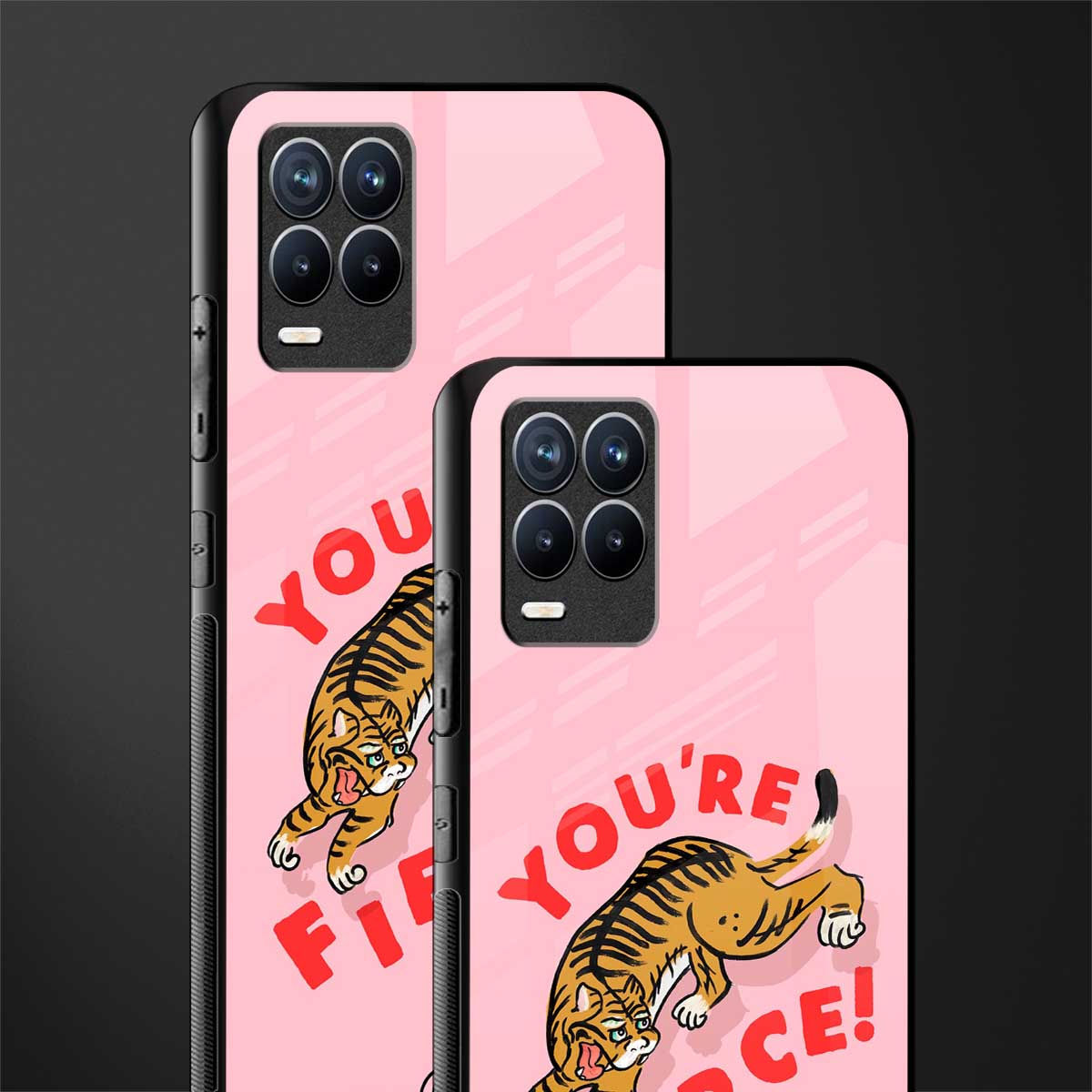 you're fierce glass case for realme 8 4g image-2