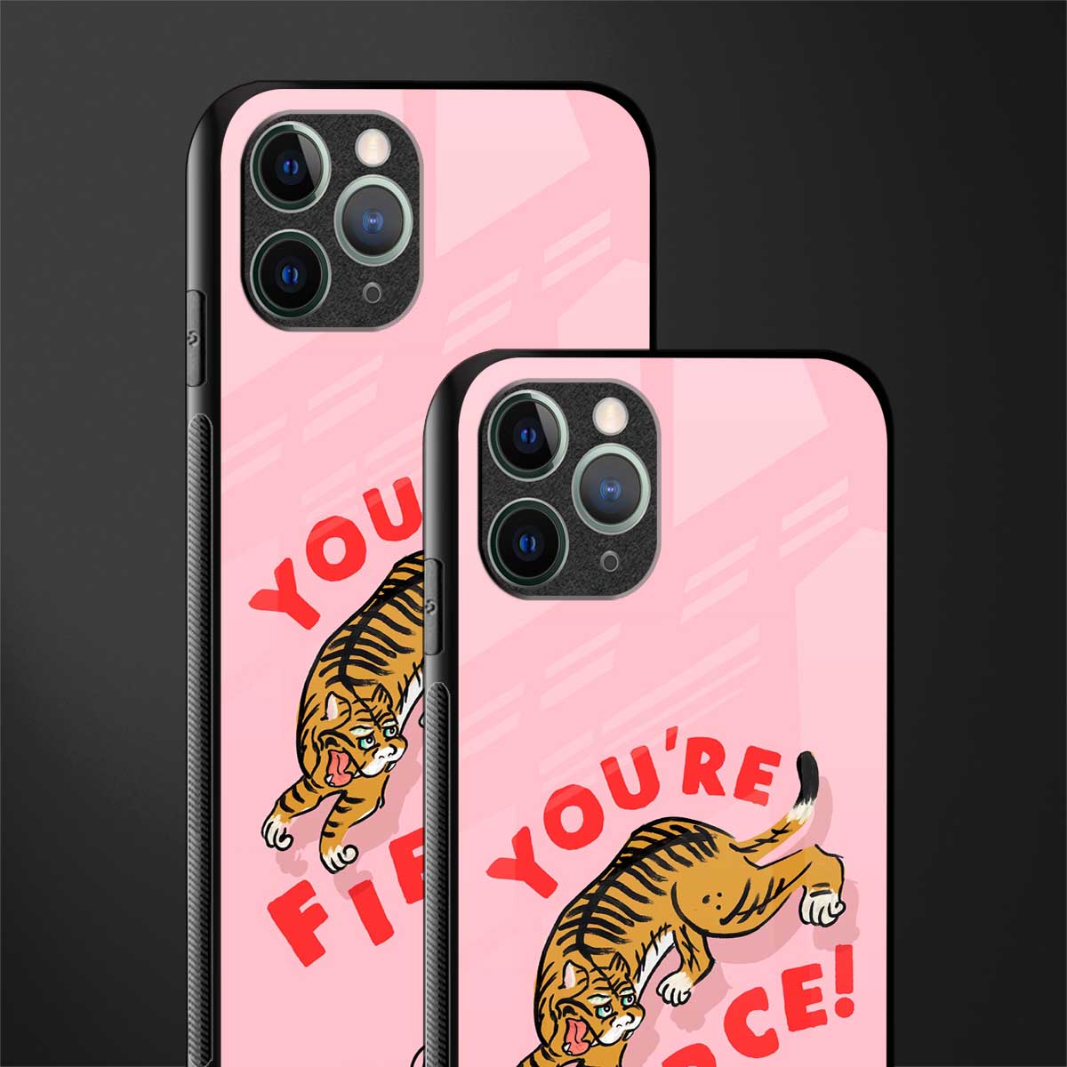 you're fierce glass case for iphone 11 pro image-2