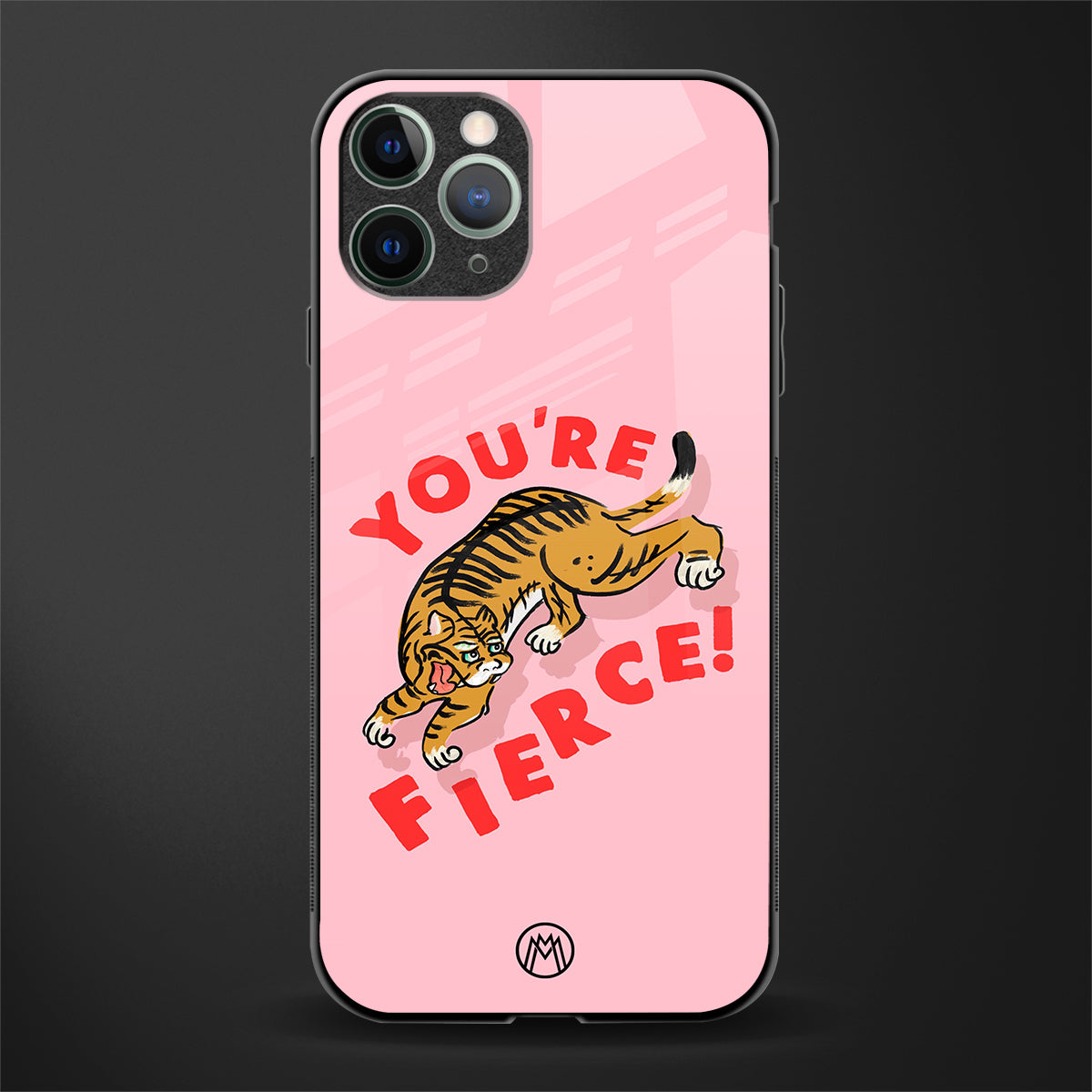 you're fierce glass case for iphone 11 pro image