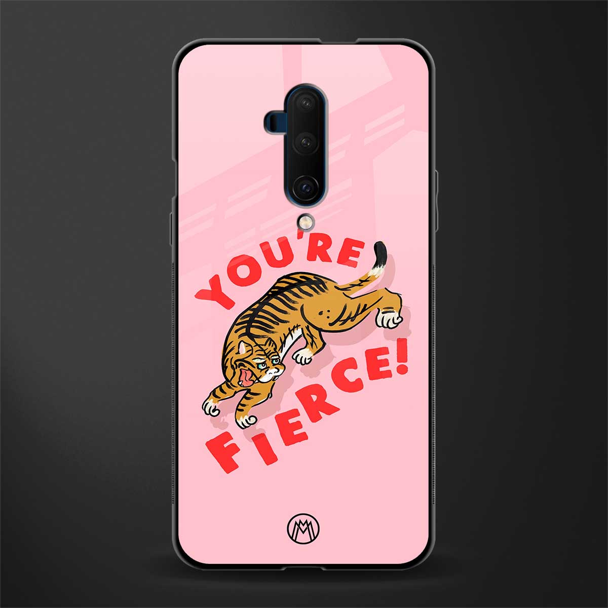 you're fierce glass case for oneplus 7t pro image