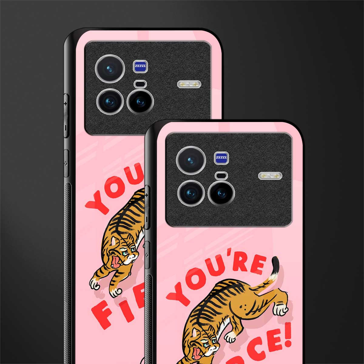 you're fierce glass case for vivo x80 image-2