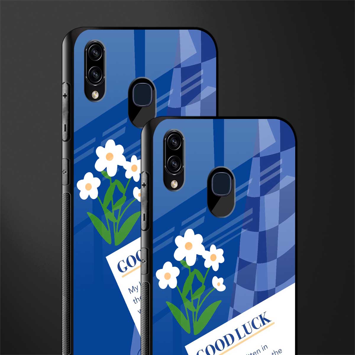 you're my world blue edition glass case for samsung galaxy a30 image-2