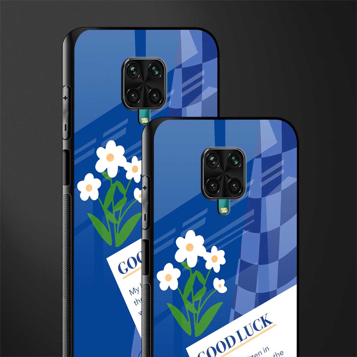 you're my world blue edition glass case for poco m2 pro image-2
