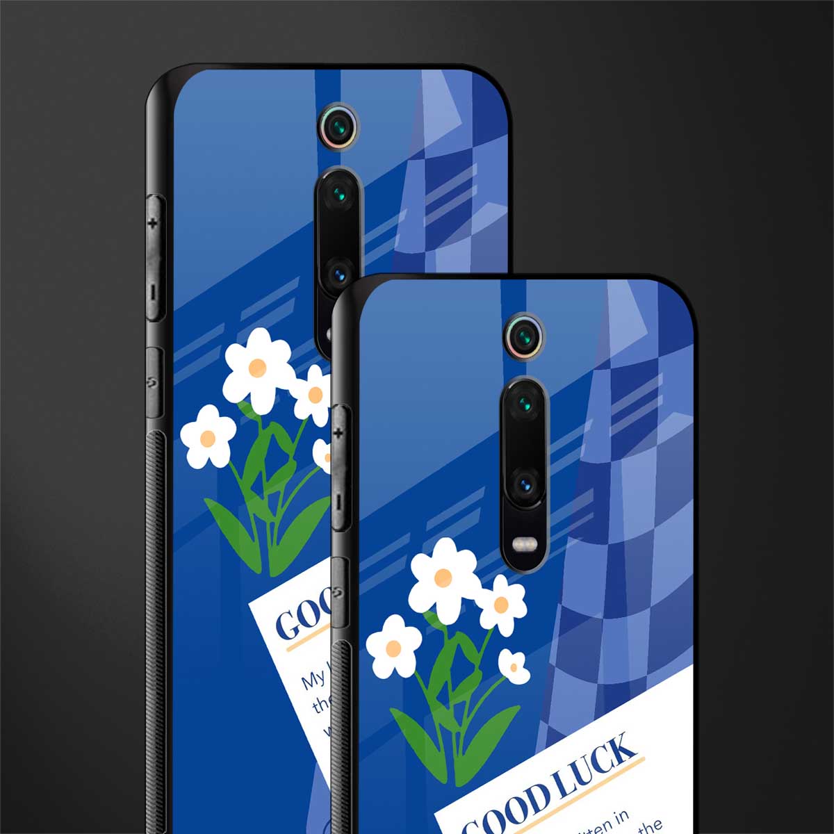 you're my world blue edition glass case for redmi k20 image-2