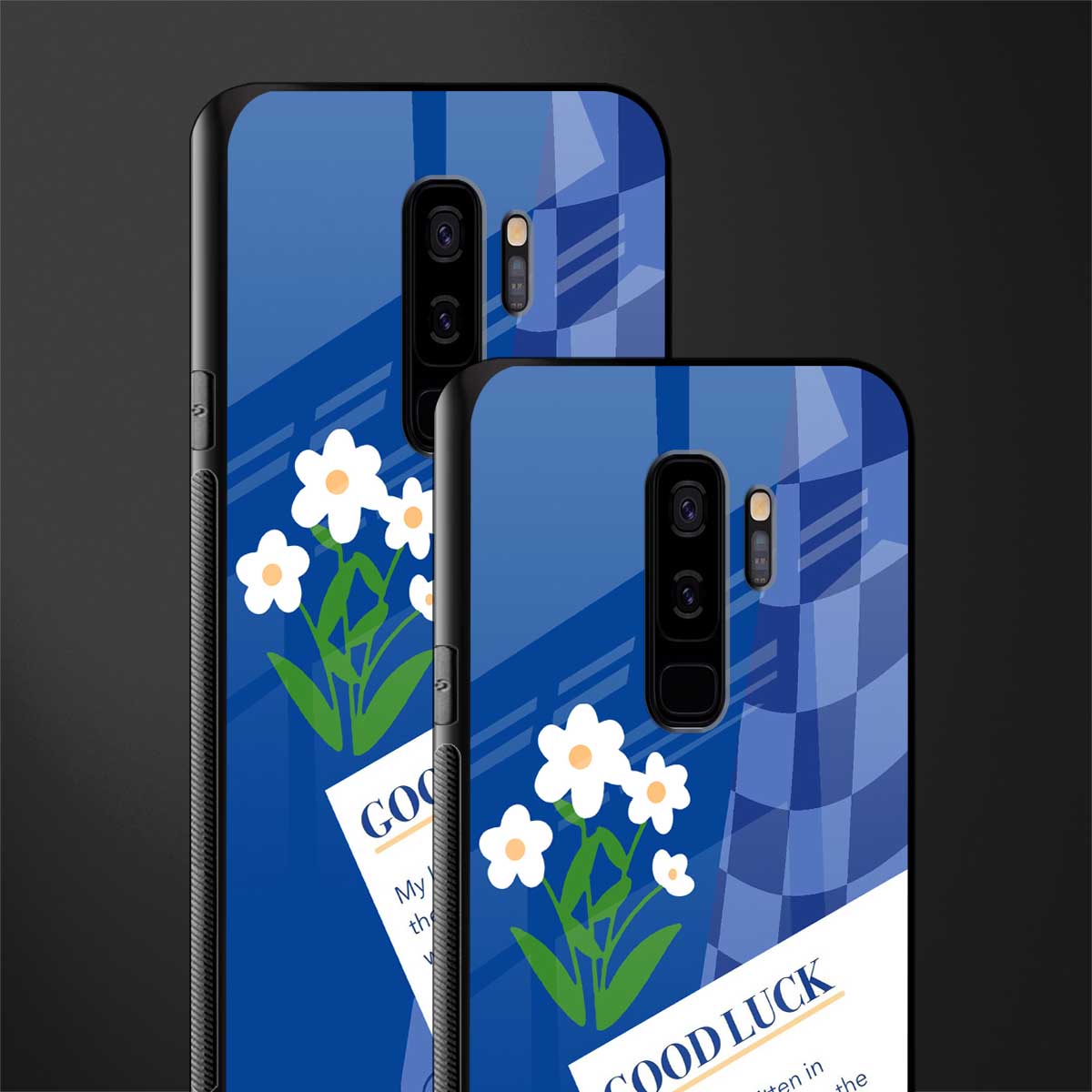 you're my world blue edition glass case for samsung galaxy s9 plus image-2