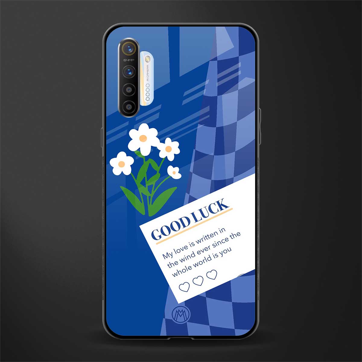 you're my world blue edition glass case for realme x2 image