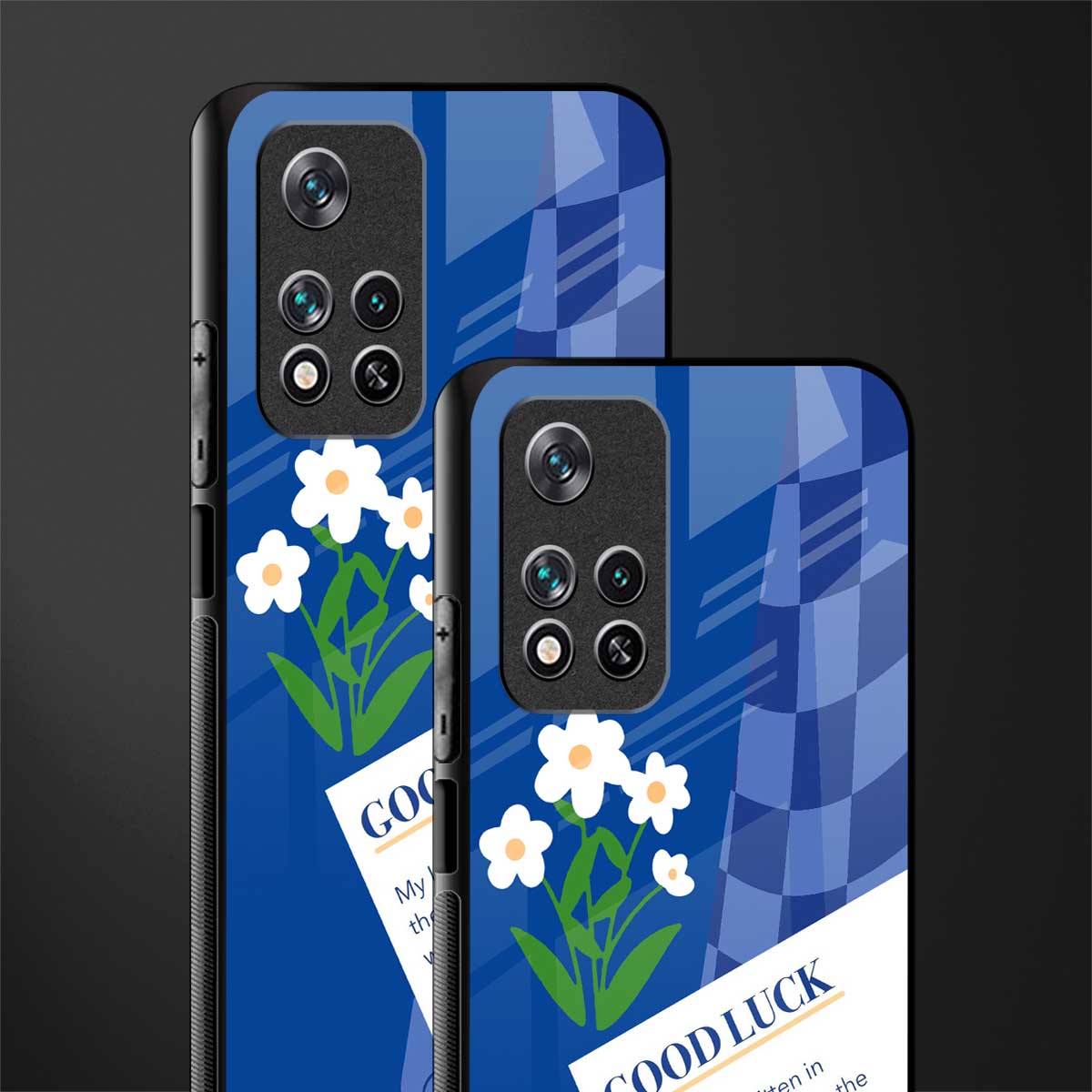 you're my world blue edition glass case for poco m4 pro 5g image-2