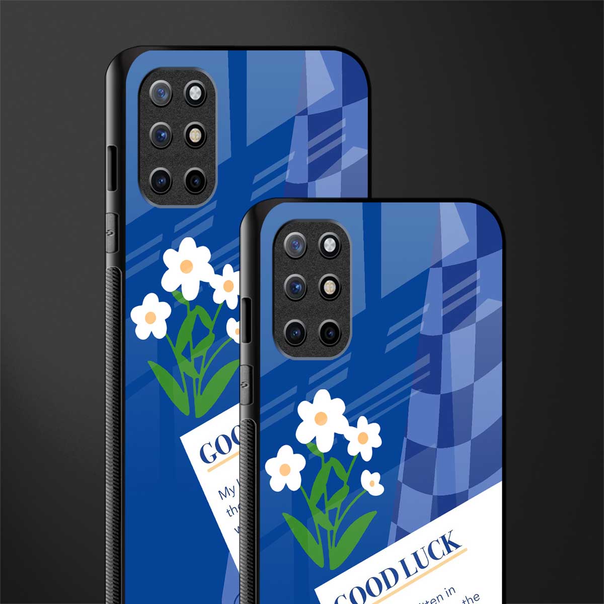 you're my world blue edition glass case for oneplus 8t image-2