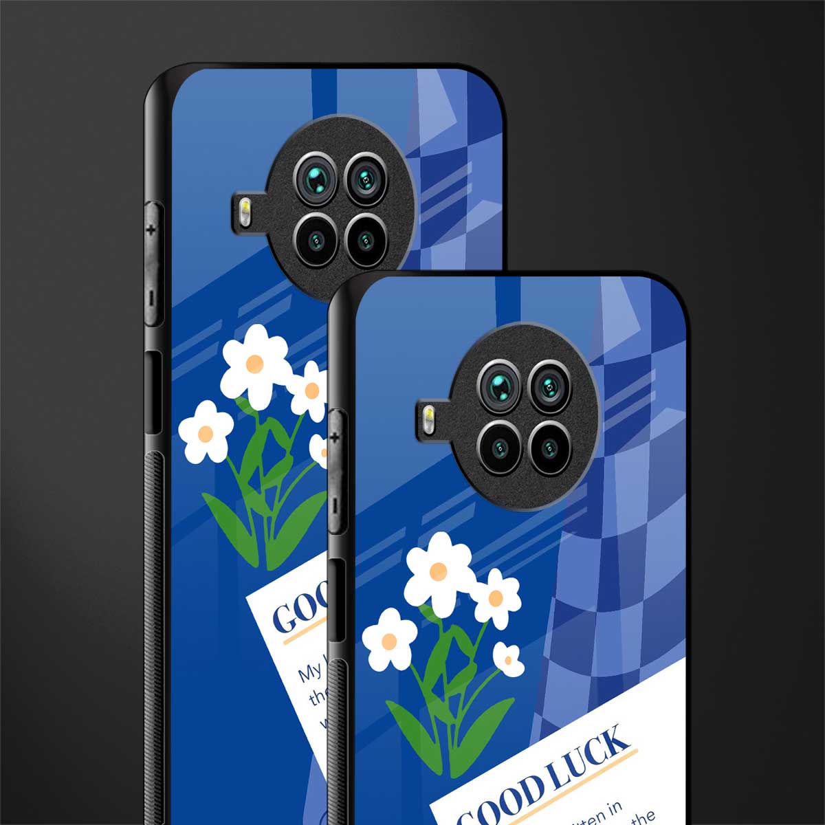 you're my world blue edition glass case for mi 10i image-2