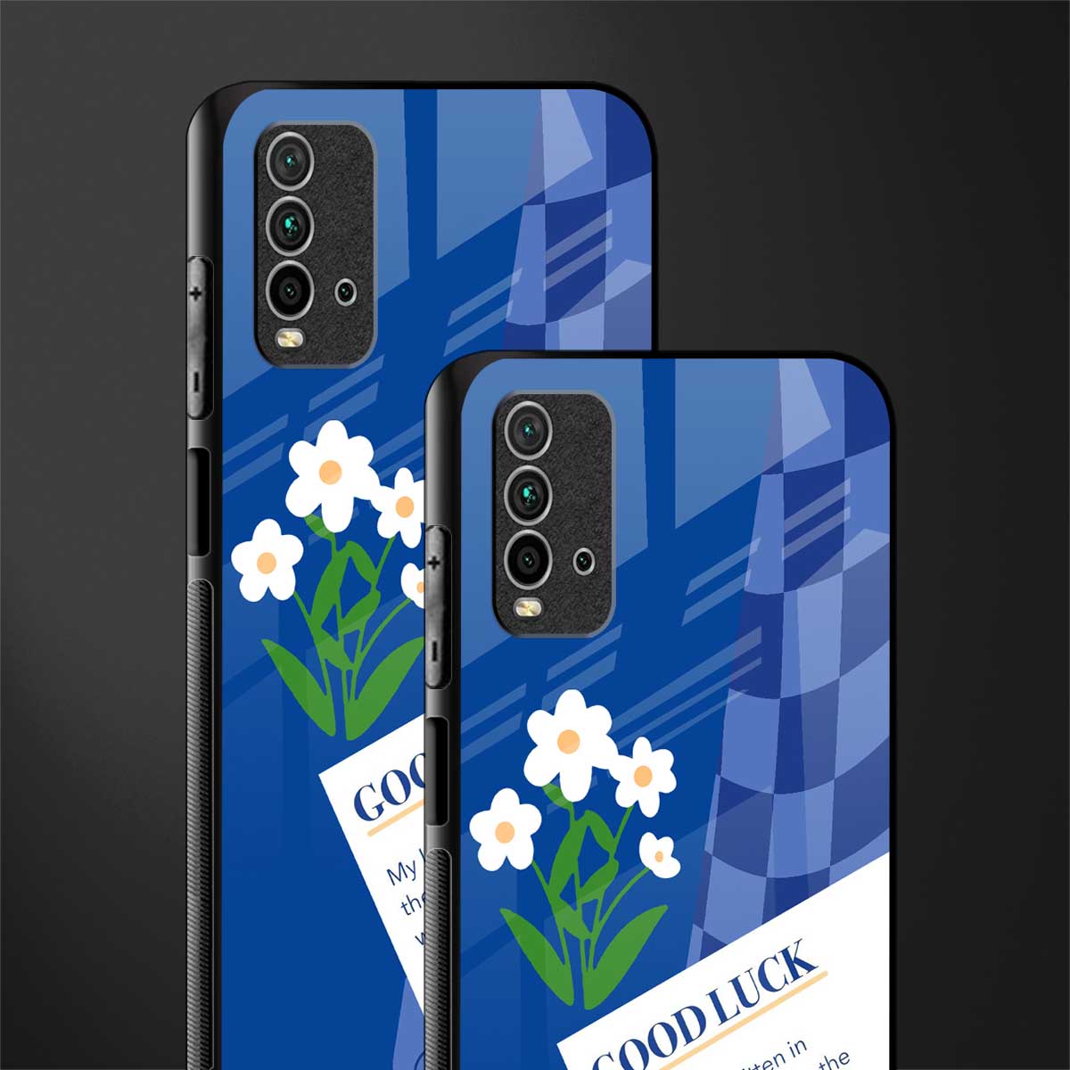 you're my world blue edition glass case for redmi 9 power image-2