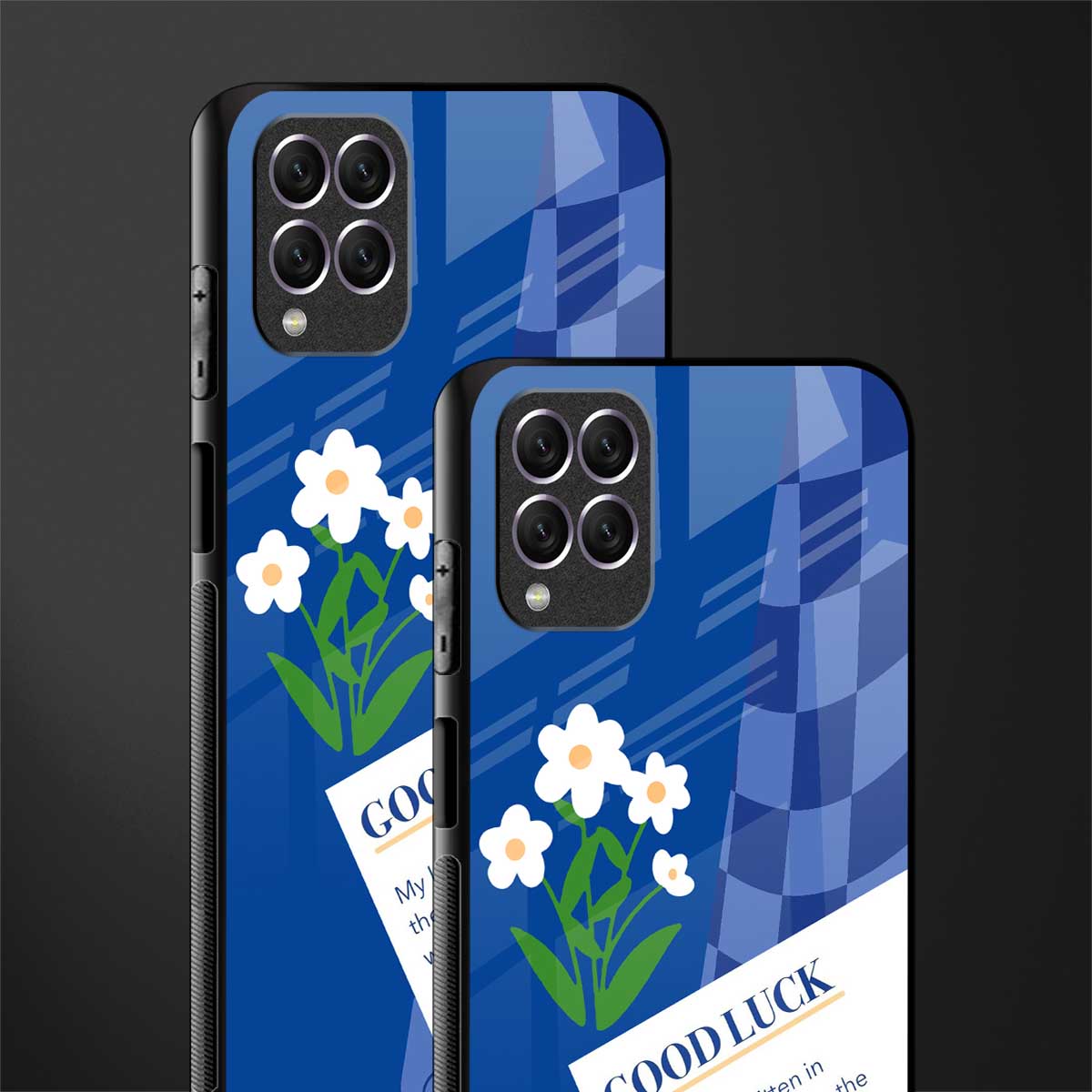 you're my world blue edition glass case for samsung galaxy f62 image-2