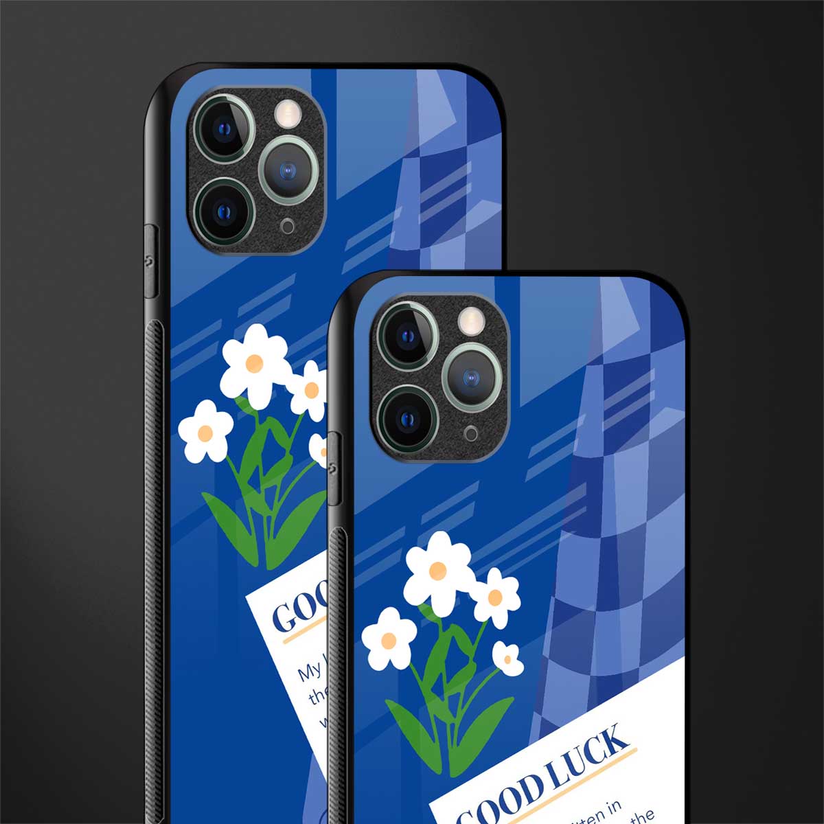 you're my world blue edition glass case for iphone 11 pro image-2