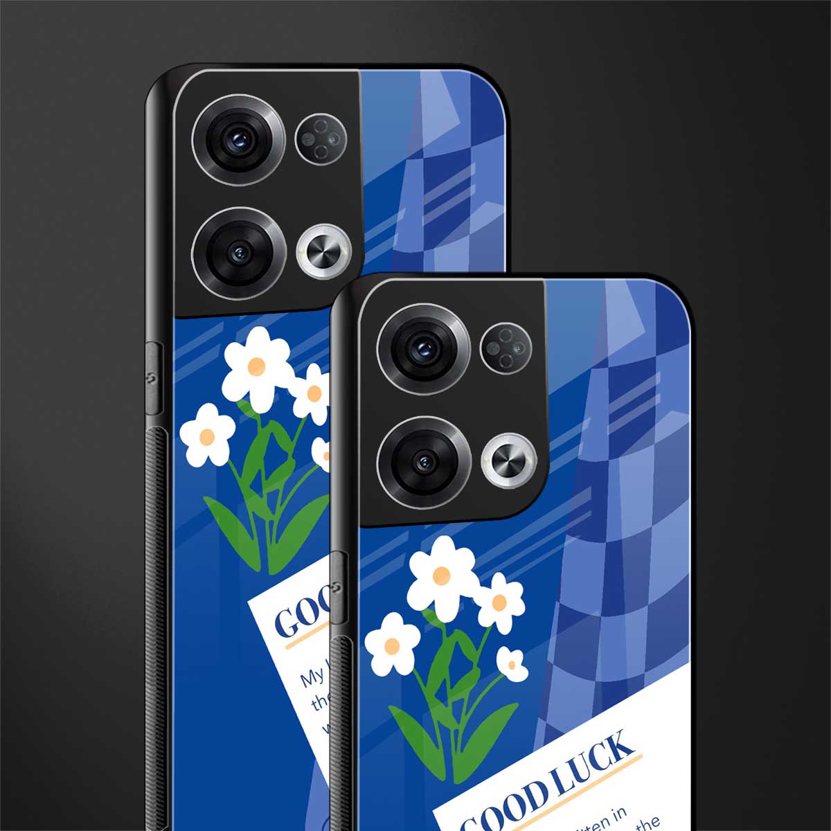 you're my world blue edition back phone cover | glass case for oppo reno 8 pro