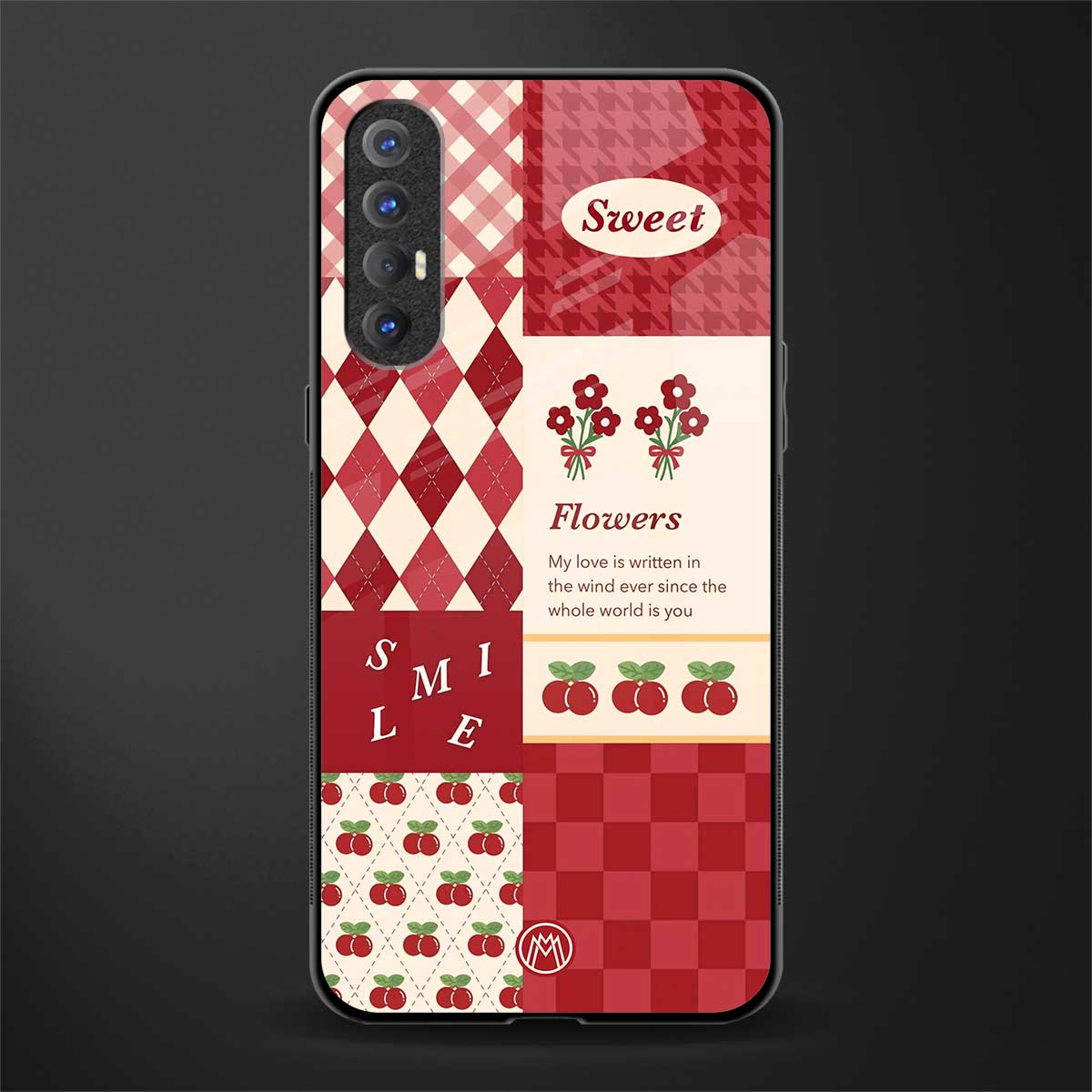 you're my world red edition glass case for oppo reno 3 pro image
