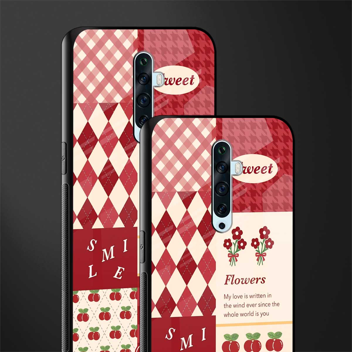 you're my world red edition glass case for oppo reno 2f image-2