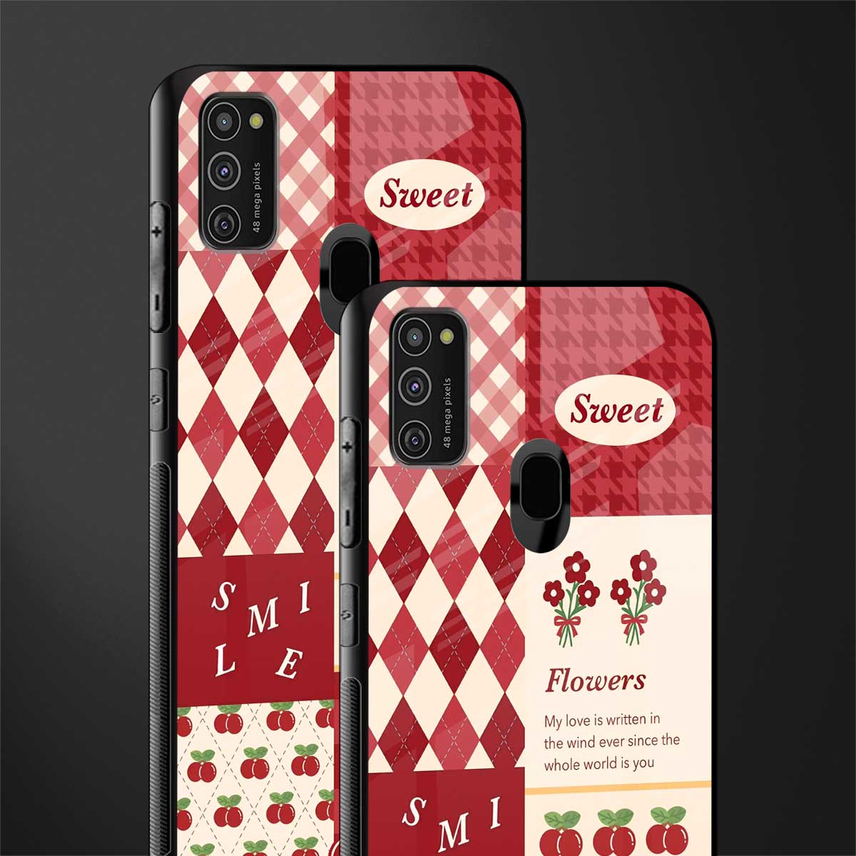 you're my world red edition glass case for samsung galaxy m30s image-2