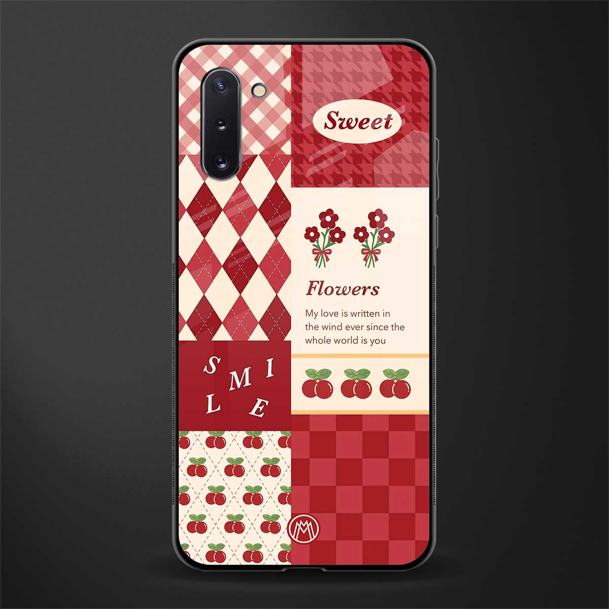 you're my world red edition glass case for samsung galaxy note 10 image
