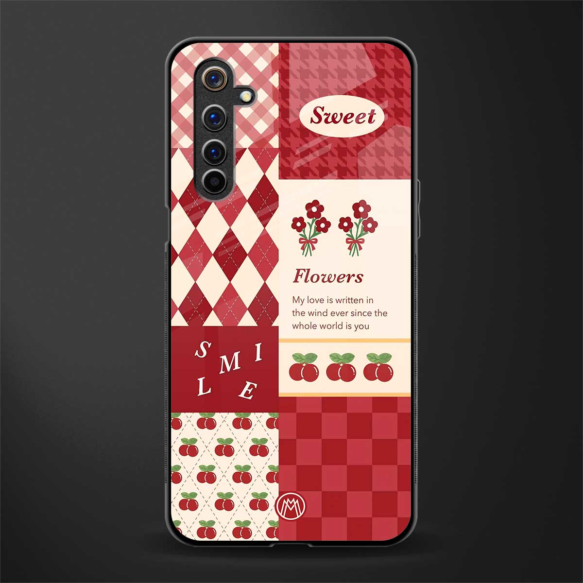you're my world red edition glass case for realme 6i image