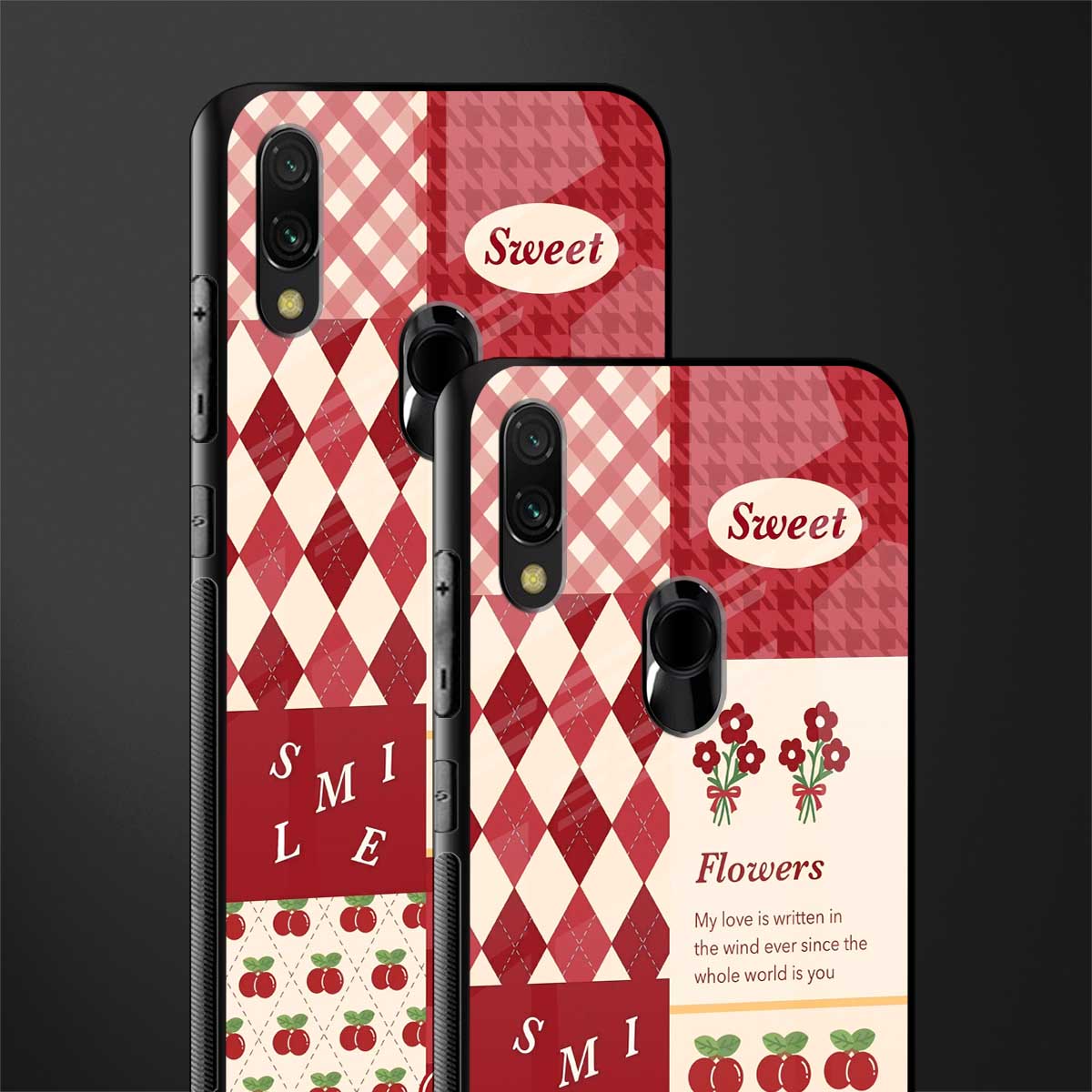 you're my world red edition glass case for redmi y3 image-2