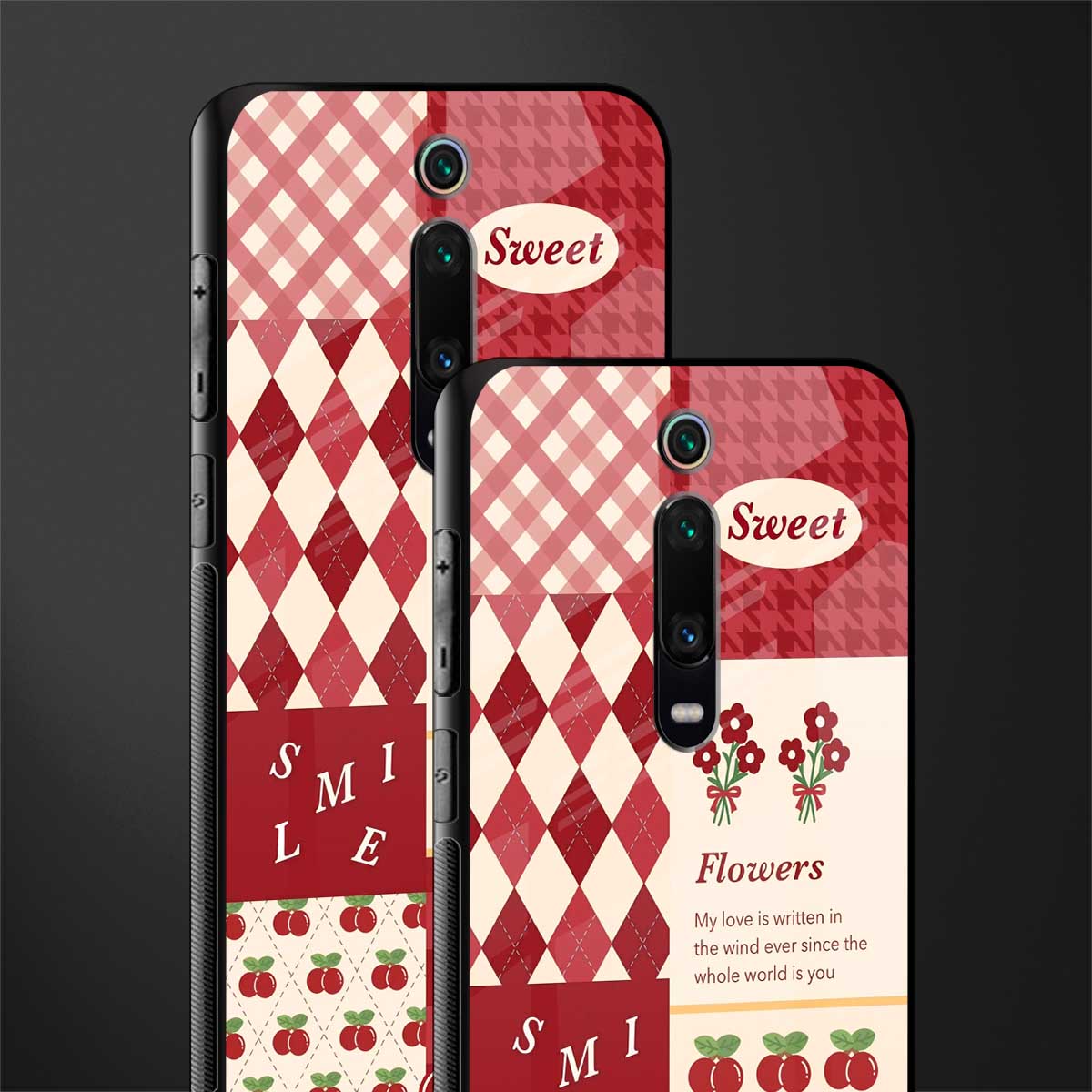 you're my world red edition glass case for redmi k20 image-2