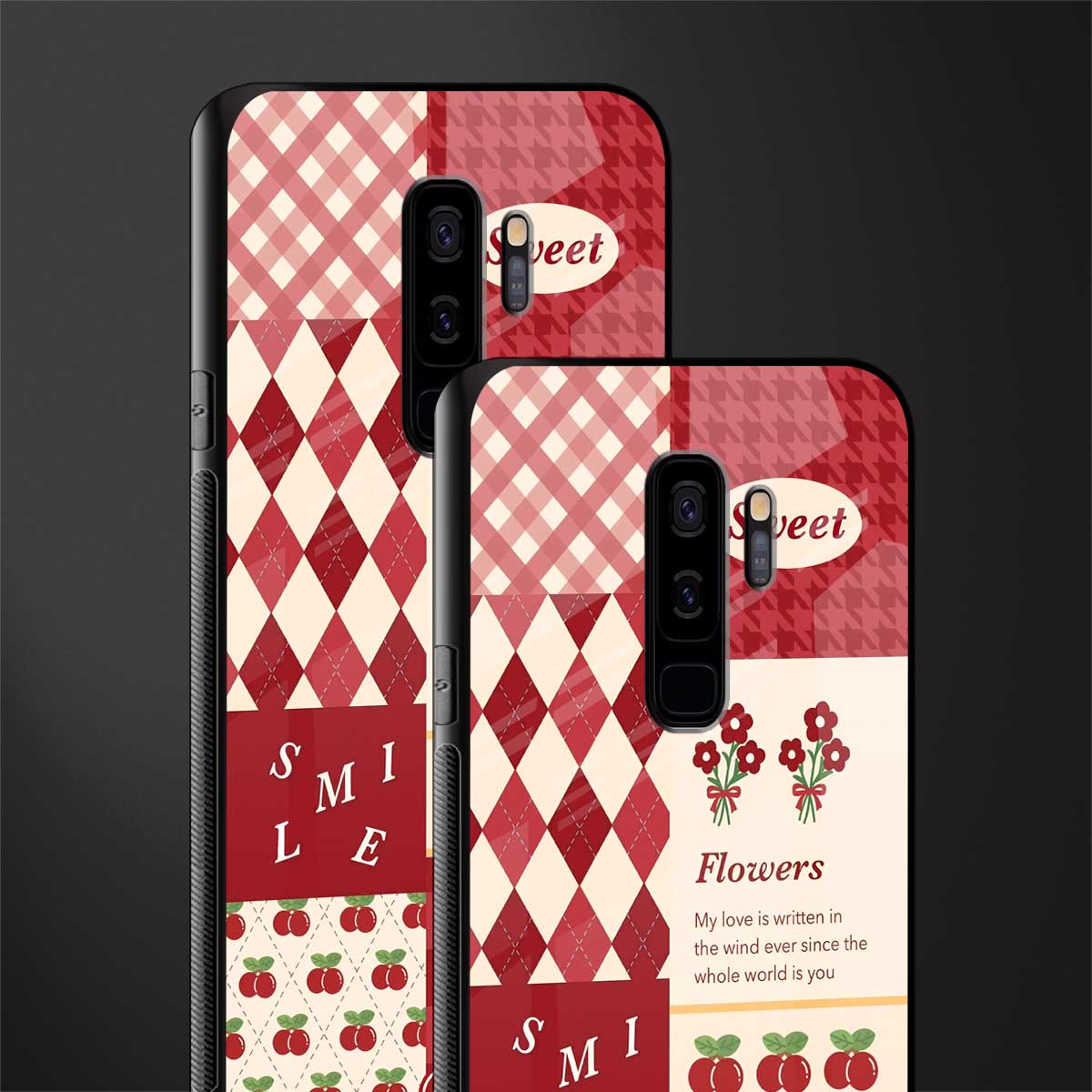 you're my world red edition glass case for samsung galaxy s9 plus image-2