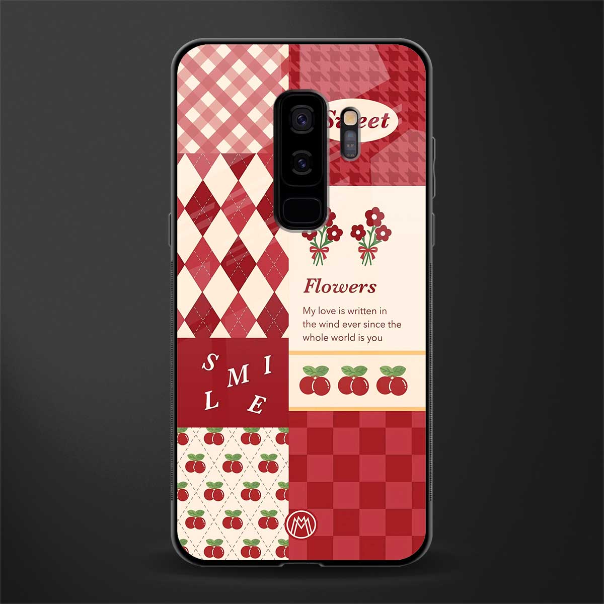 you're my world red edition glass case for samsung galaxy s9 plus image