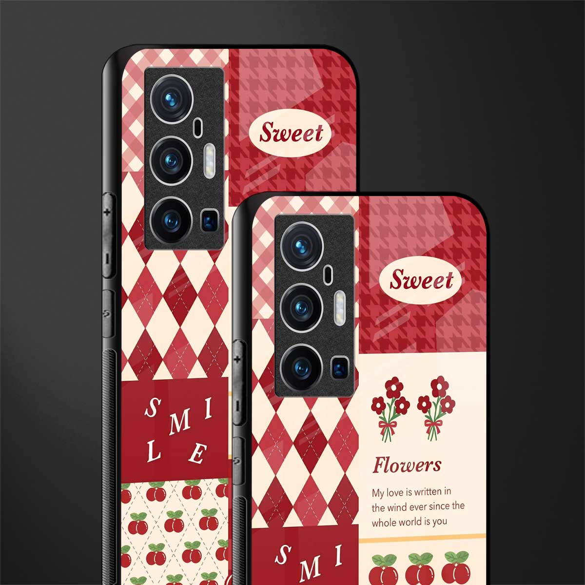 you're my world red edition glass case for vivo x70 pro plus image-2