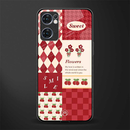 you're my world red edition glass case for oppo reno7 5g image