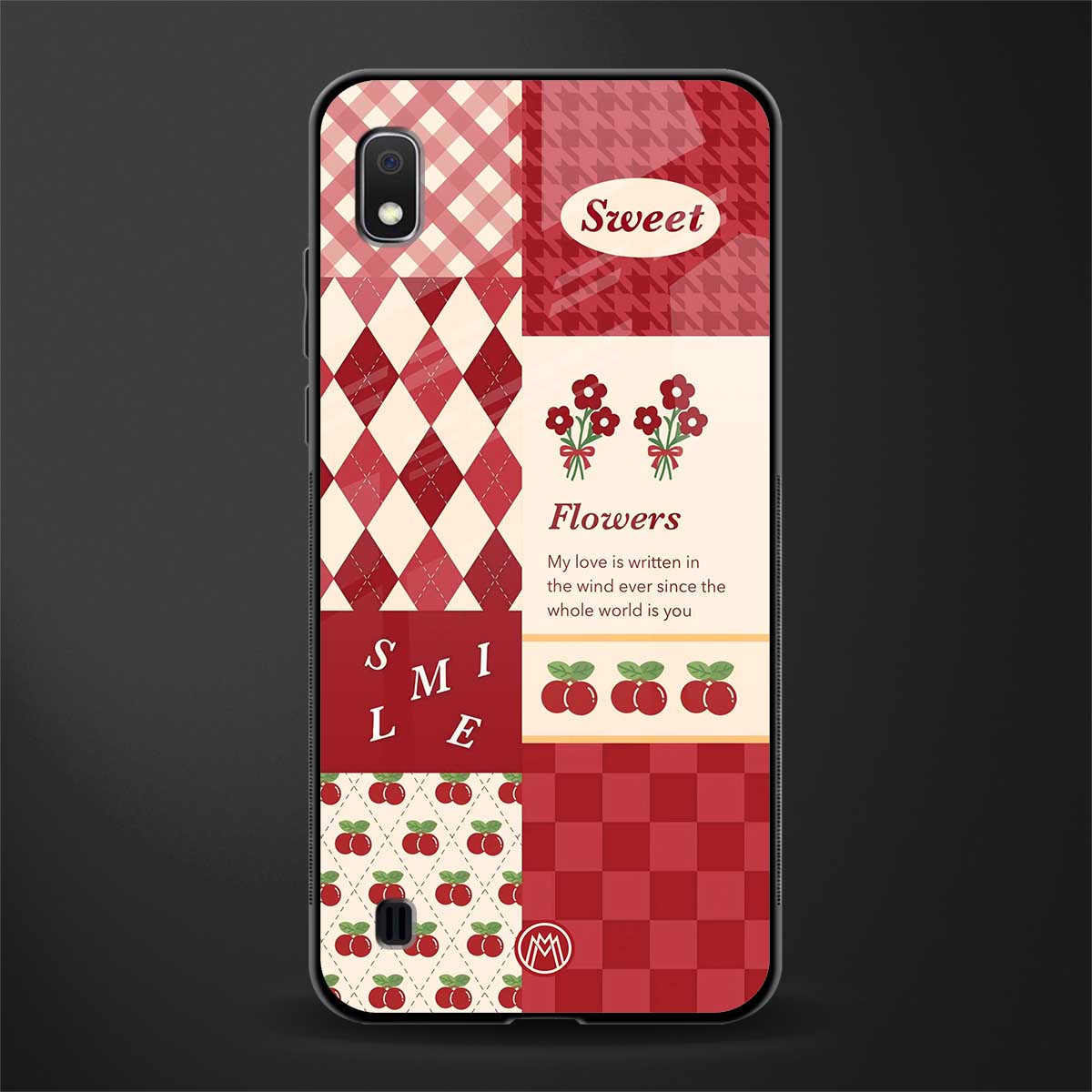 you're my world red edition glass case for samsung galaxy a10 image
