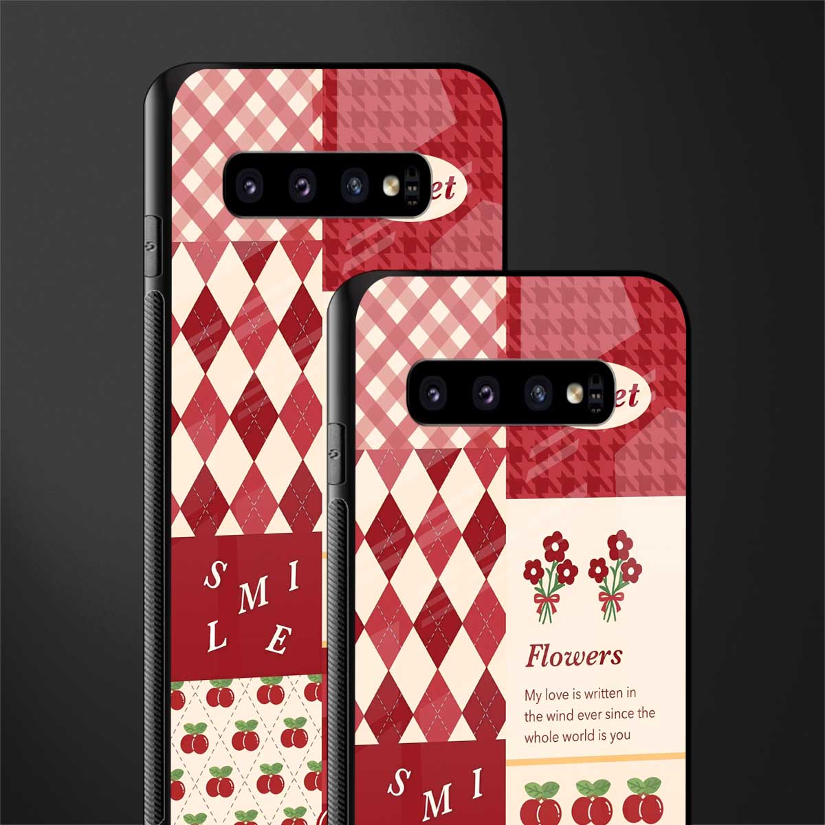 you're my world red edition glass case for samsung galaxy s10 image-2