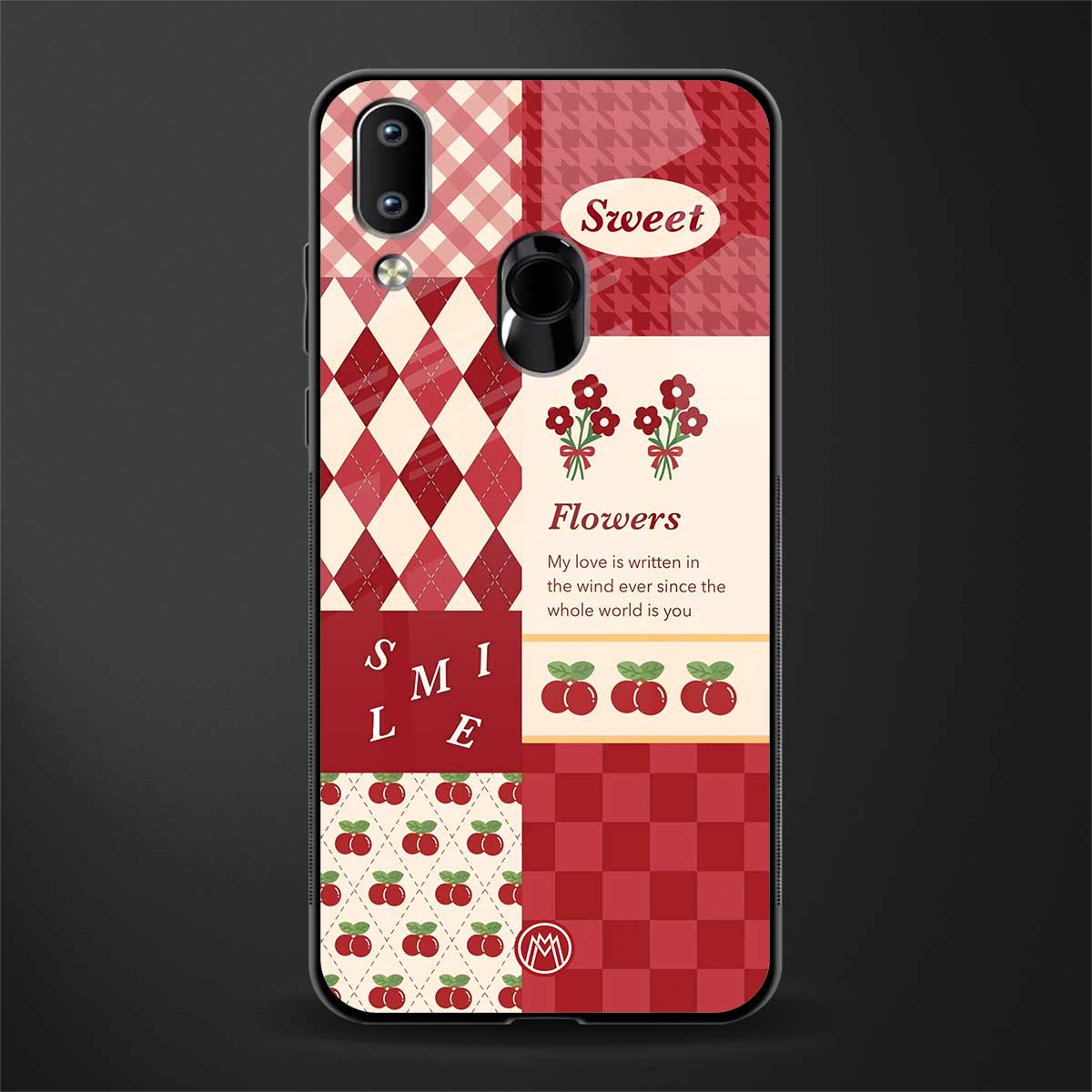 you're my world red edition glass case for vivo y91 image
