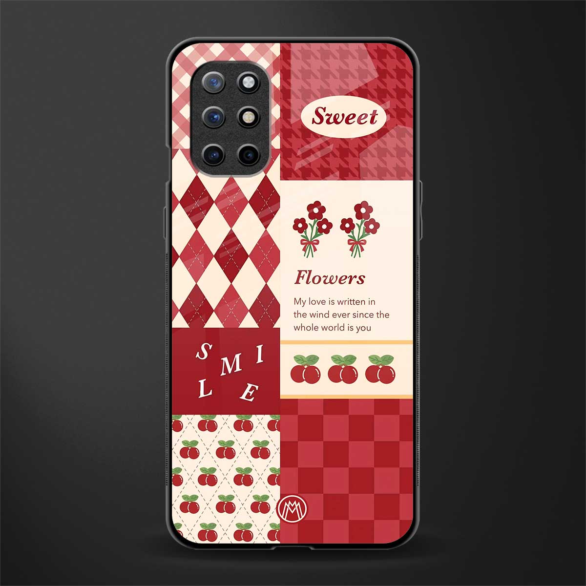 you're my world red edition glass case for oneplus 8t image