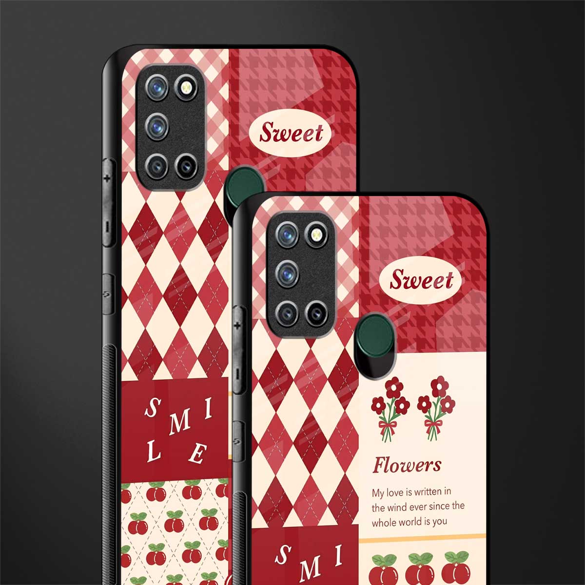 you're my world red edition glass case for realme 7i image-2