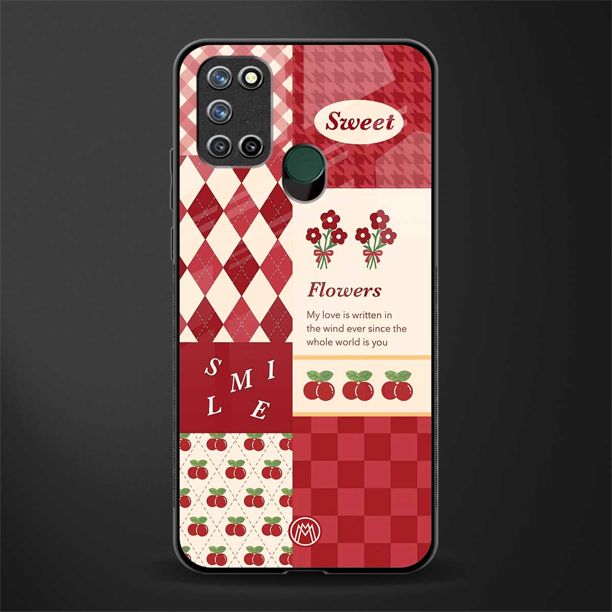 you're my world red edition glass case for realme 7i image