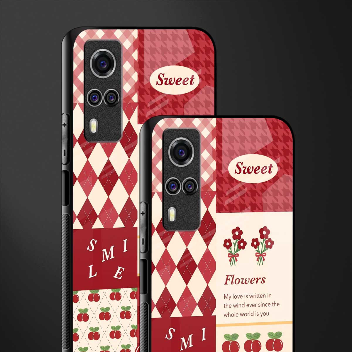you're my world red edition glass case for vivo y51 image-2