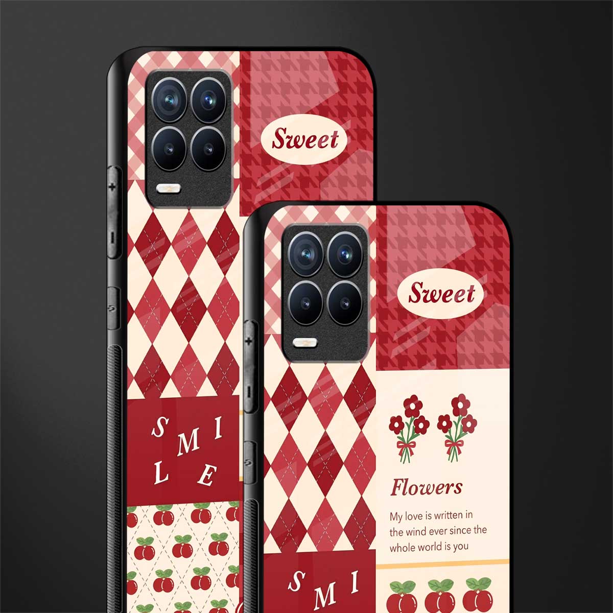 you're my world red edition glass case for realme 8 4g image-2