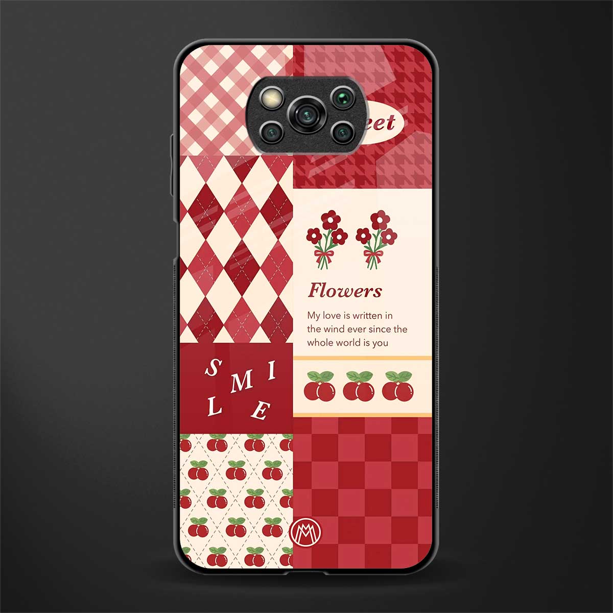 you're my world red edition glass case for poco x3 image