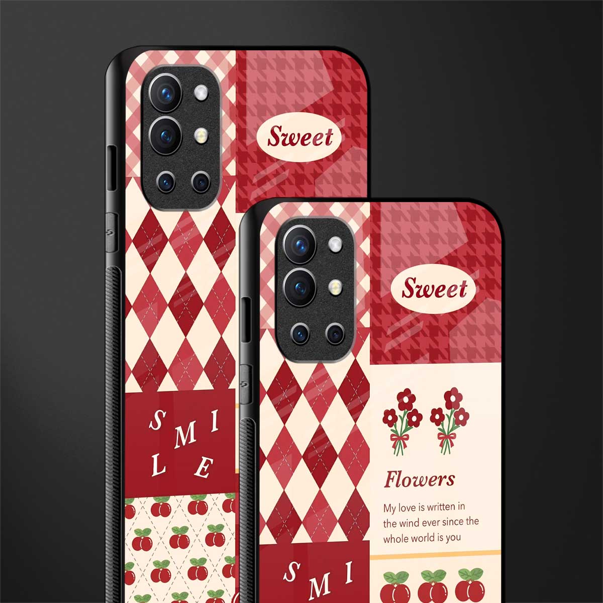 you're my world red edition glass case for oneplus 9r image-2