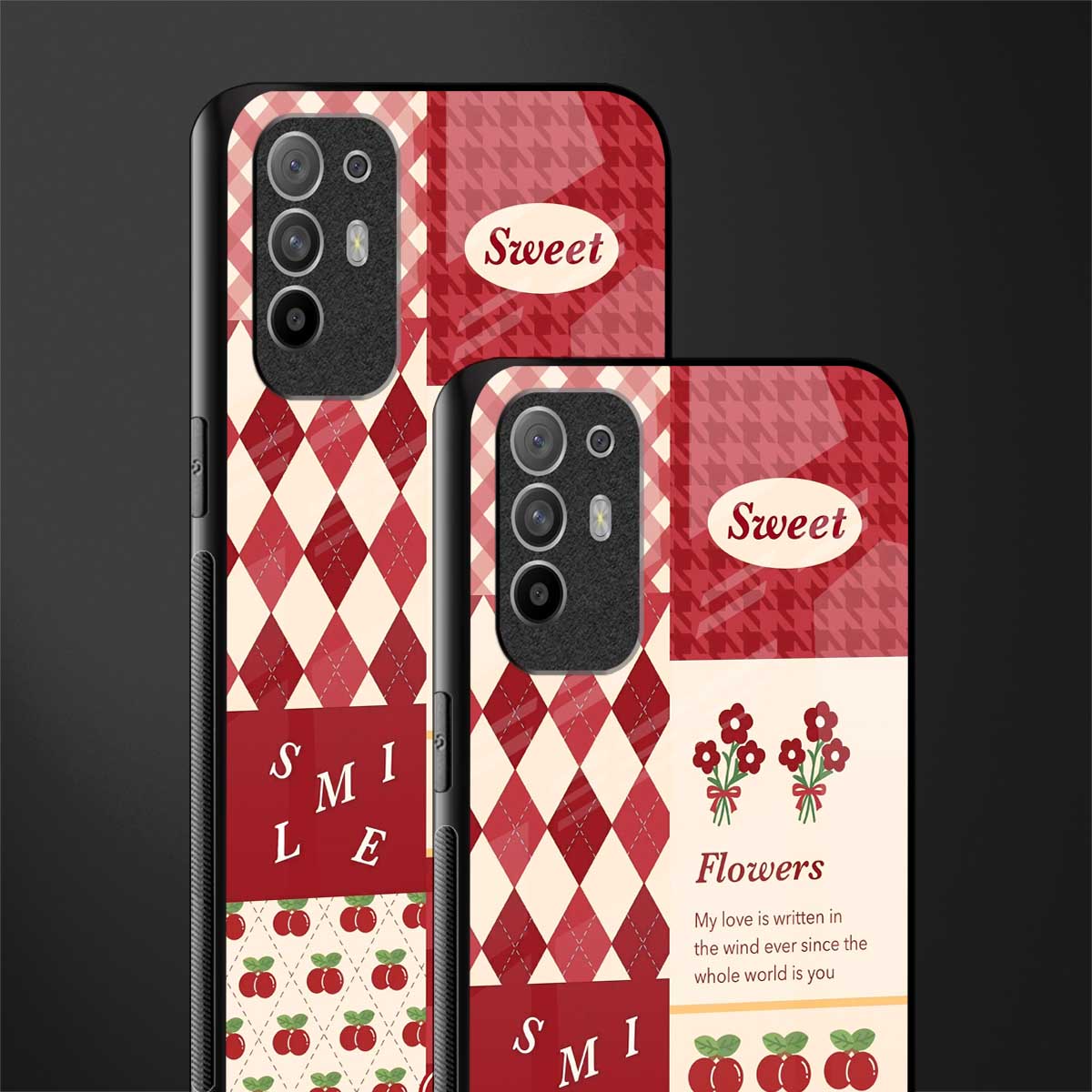 you're my world red edition glass case for oppo f19 pro plus image-2