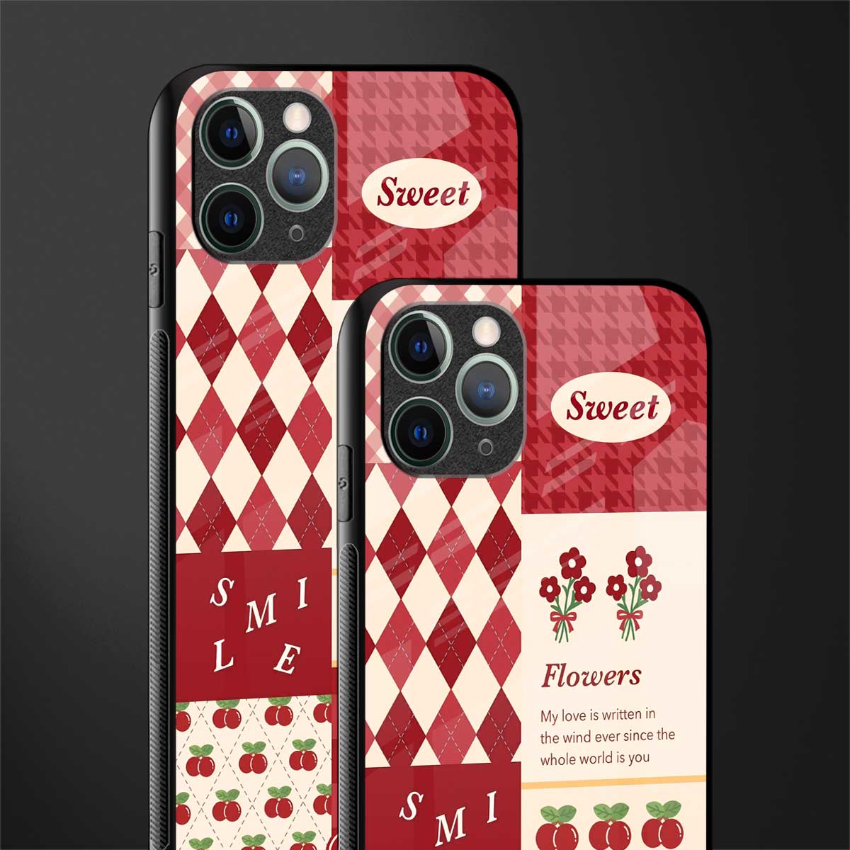 you're my world red edition glass case for iphone 11 pro image-2