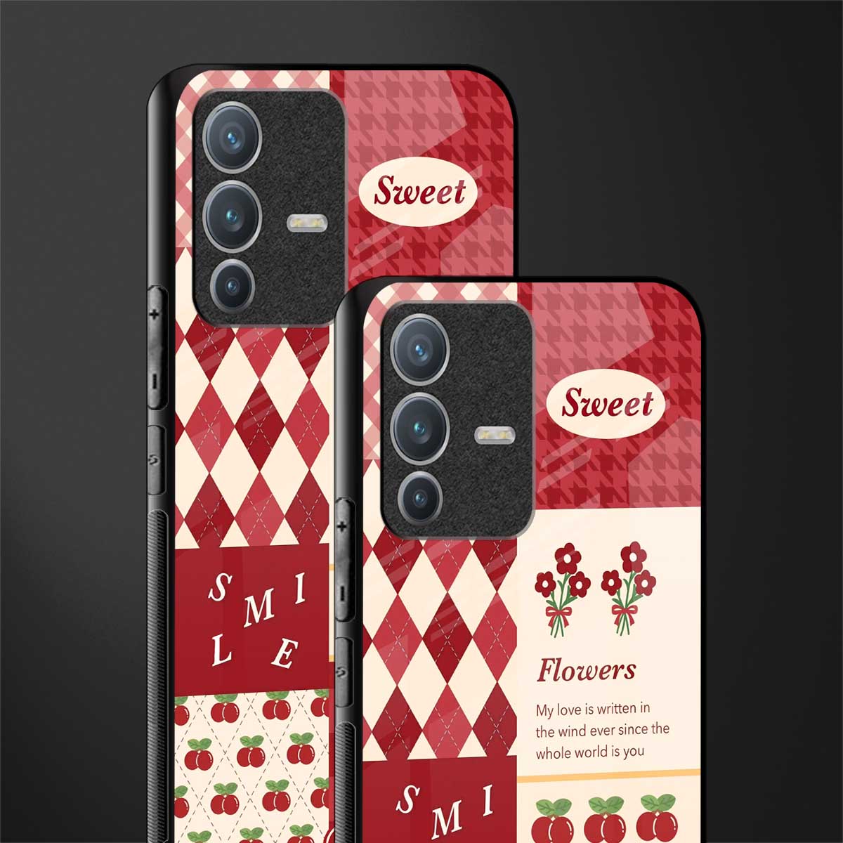 you're my world red edition glass case for vivo v23 pro 5g image-2