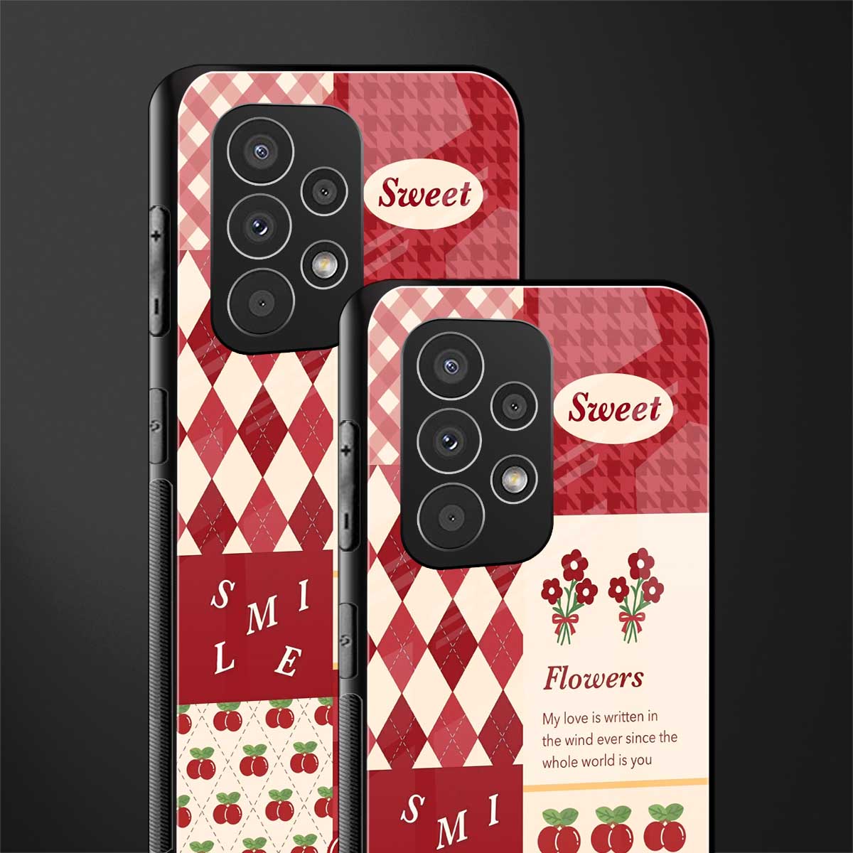 you're my world red edition back phone cover | glass case for samsung galaxy a23