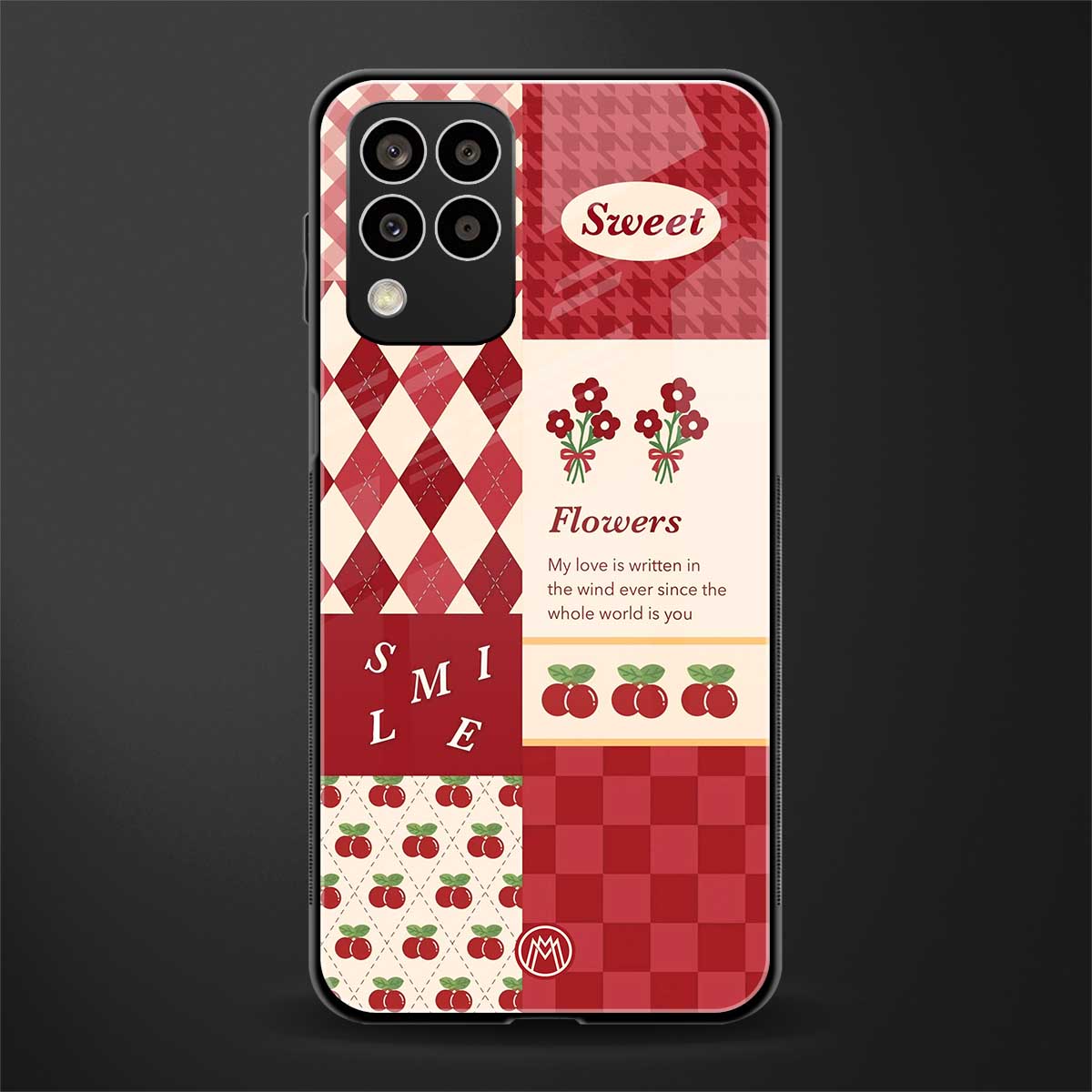 you're my world red edition back phone cover | glass case for samsung galaxy m33 5g