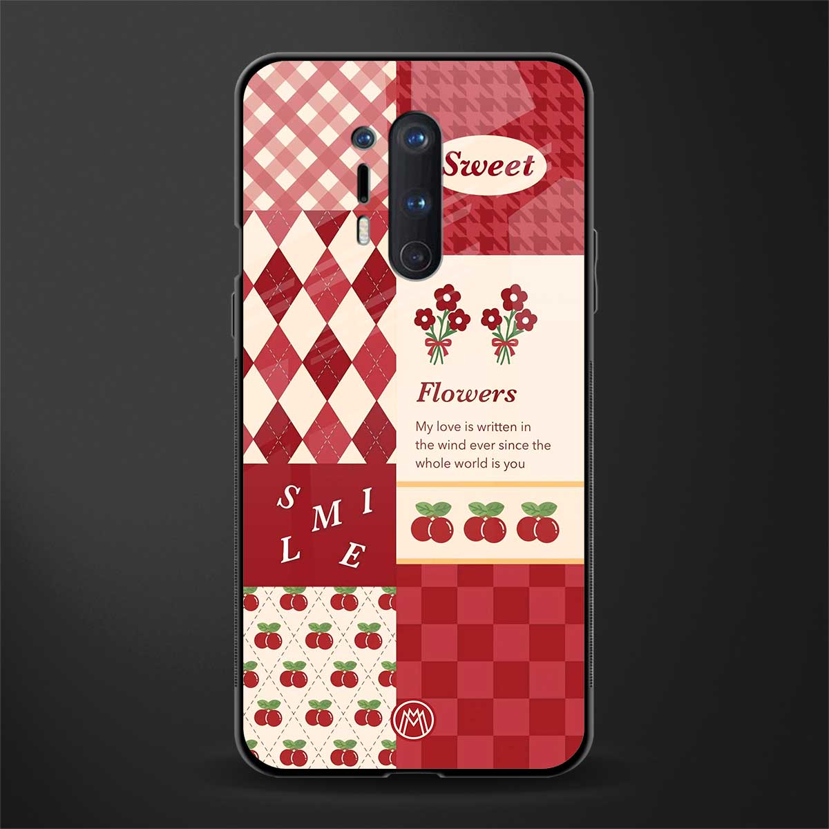 you're my world red edition glass case for oneplus 8 pro image