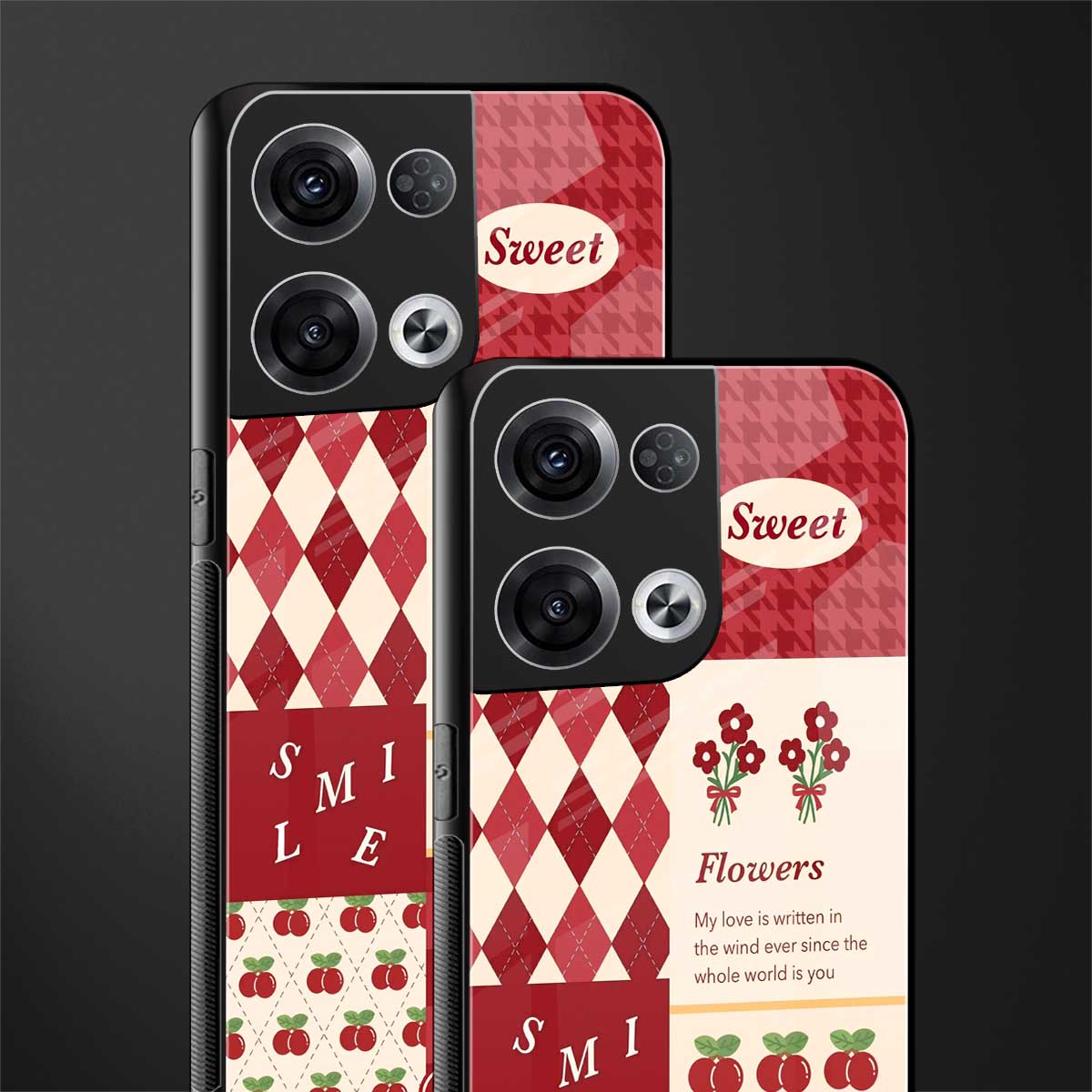 you're my world red edition back phone cover | glass case for oppo reno 8 pro