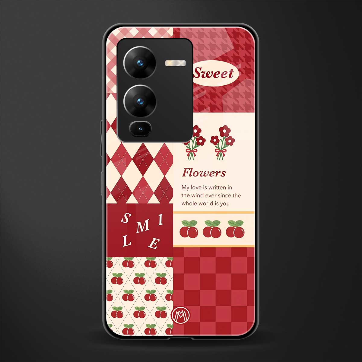 you're my world red edition back phone cover | glass case for vivo v25 pro 5g