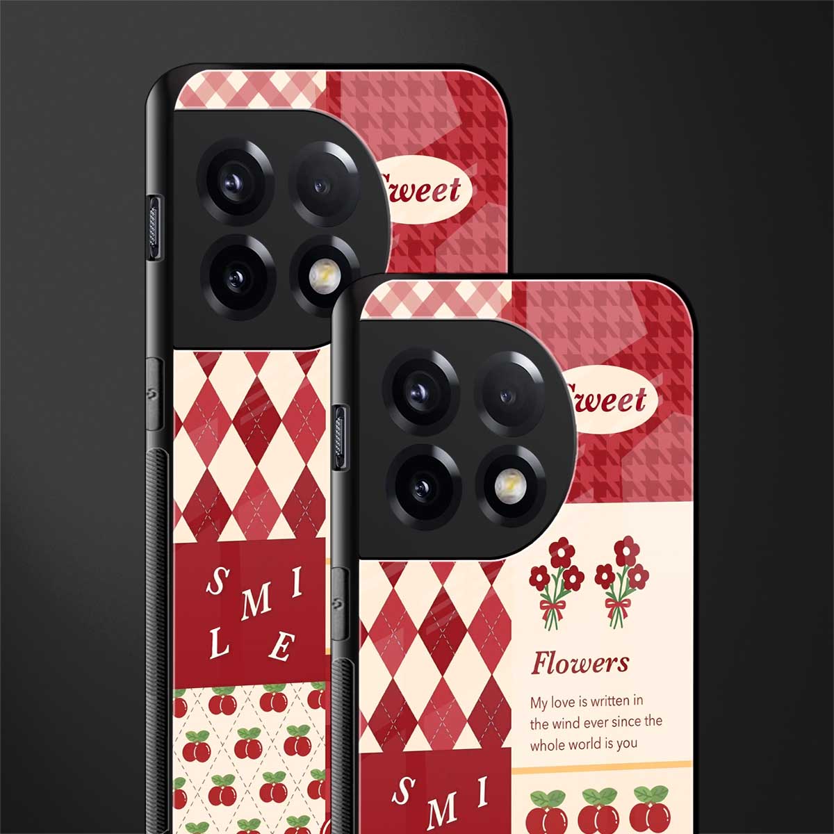 you're my world red edition back phone cover | glass case for oneplus 11r