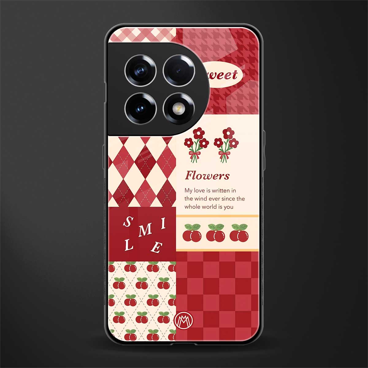 you're my world red edition back phone cover | glass case for oneplus 11r